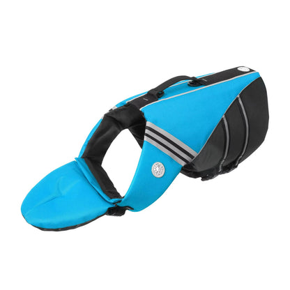 Elevate Your Pup's Safety with Our Premium Adjustable Dog Life Jacket Featuring Chin Support for Ultimate Buoyancy During Swimming Adventures
