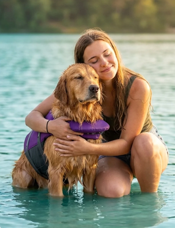Dog Life Vest with Chin Support