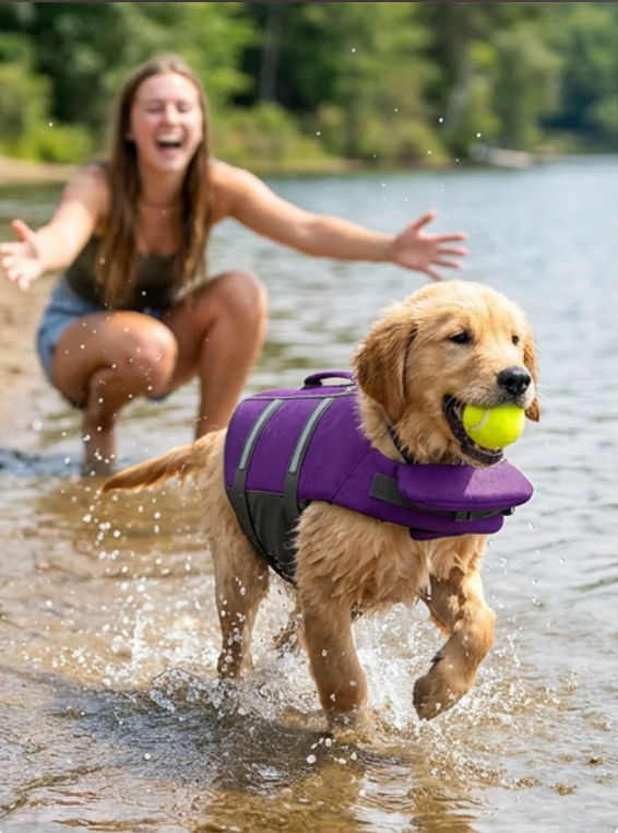 Dog Life Vest with Chin Support