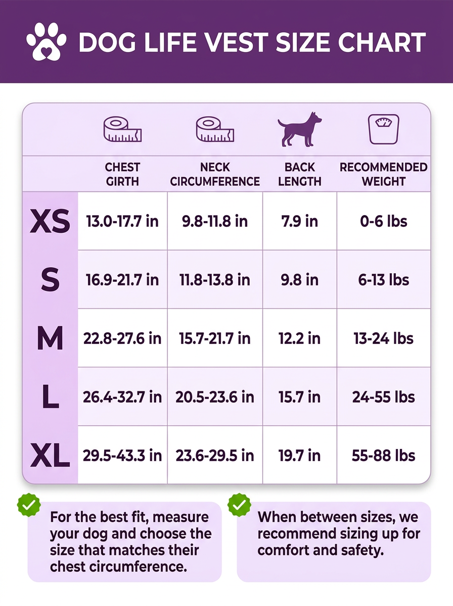 Dog Life Vest with Chin Support
