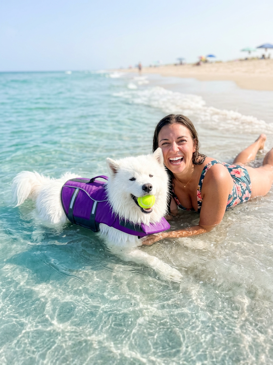 Dog Life Vest with Chin Support